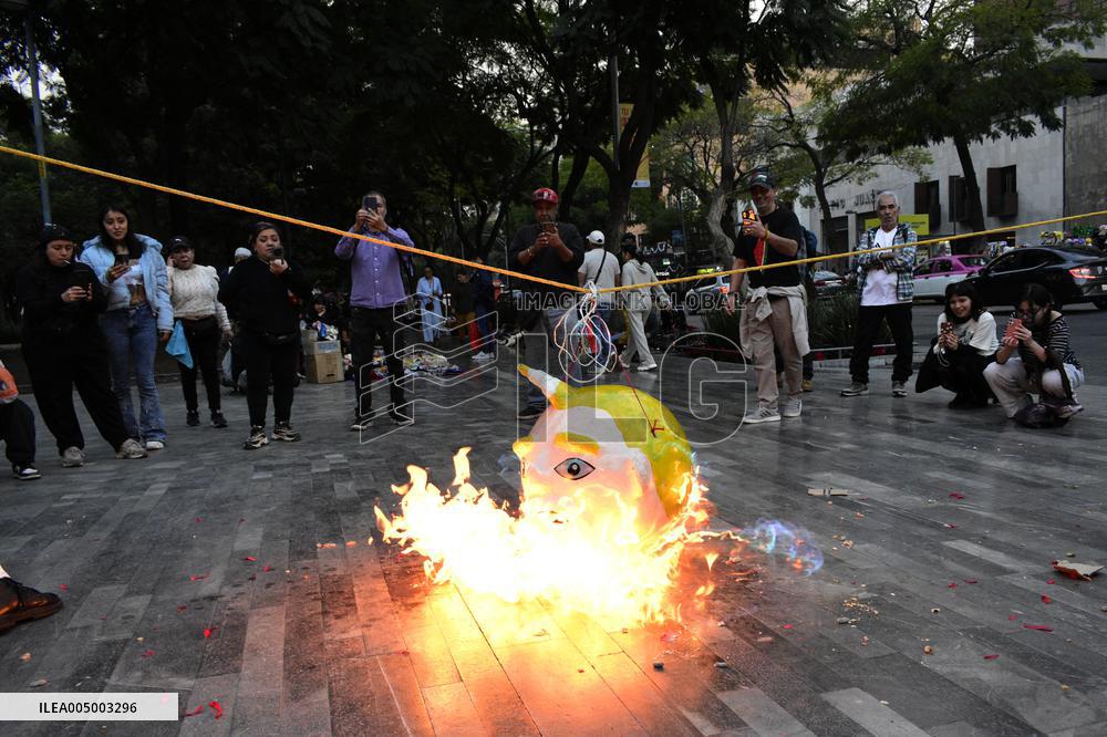 Activists Hold A Protest In Support Palestine - Mexico City
