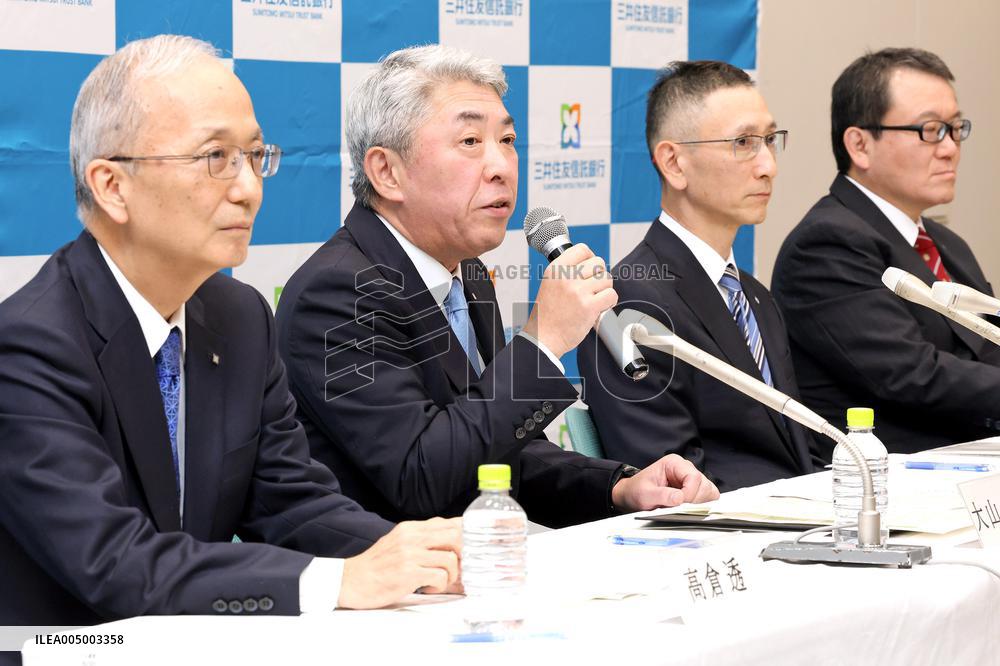 Sumitomo Mitsui Trust Group President Change Press Conference