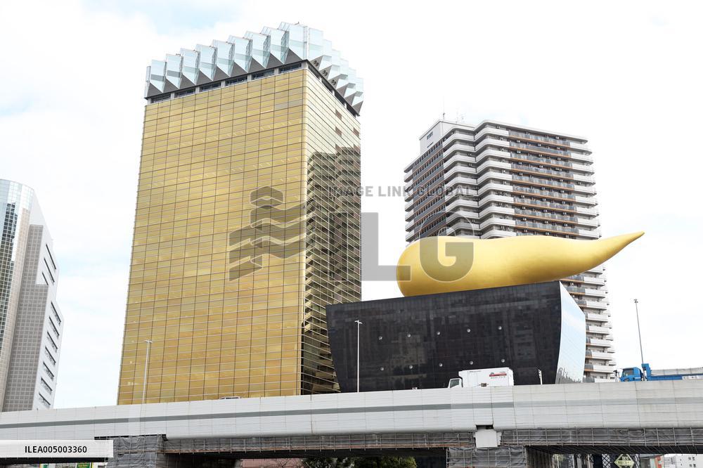 Exterior of Asahi Group Holdings