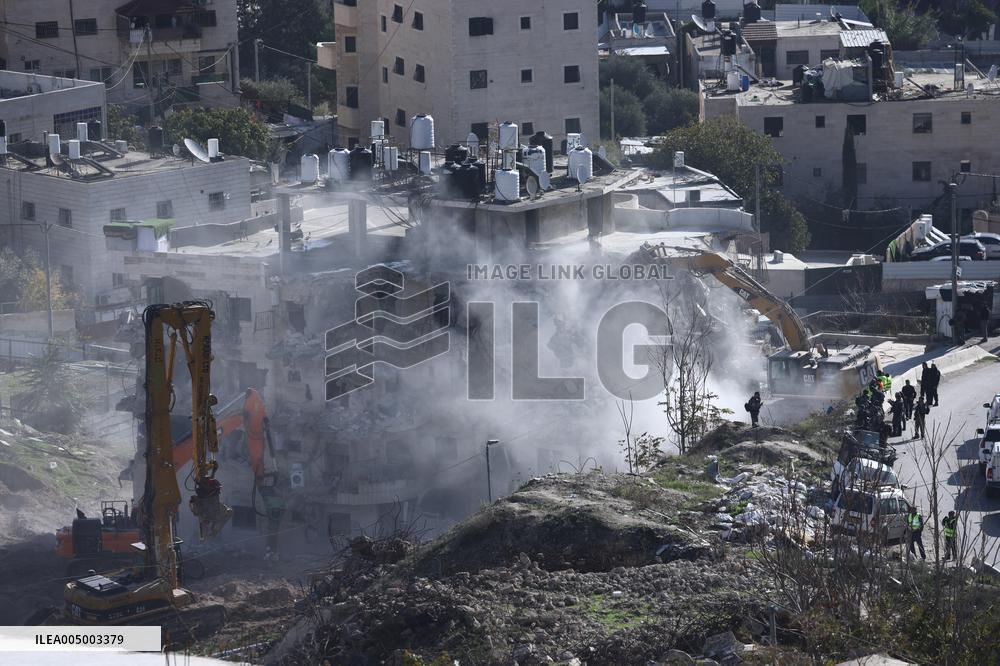 Forced Demolition Reported In Jerusalem - Israel