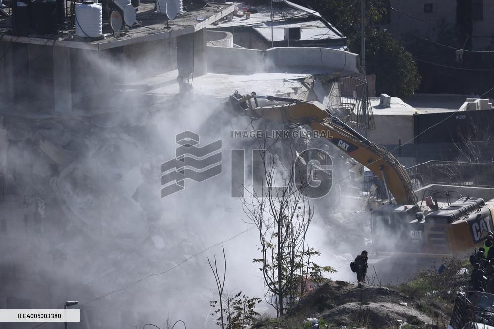 Forced Demolition Reported In Jerusalem - Israel