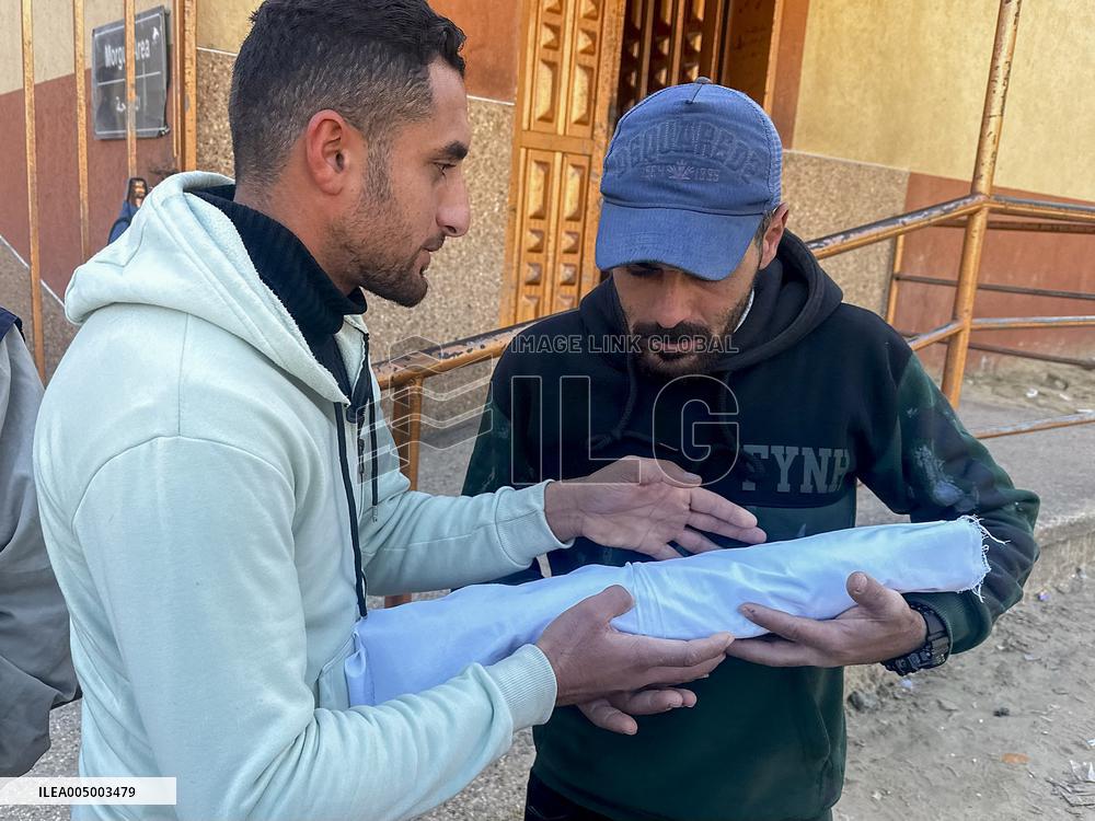 Infant Dead Because of Hypothermia - Gaza