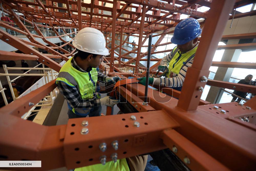 Restoration of The Ancient King Khufu's Second Solar Boat - Cairo