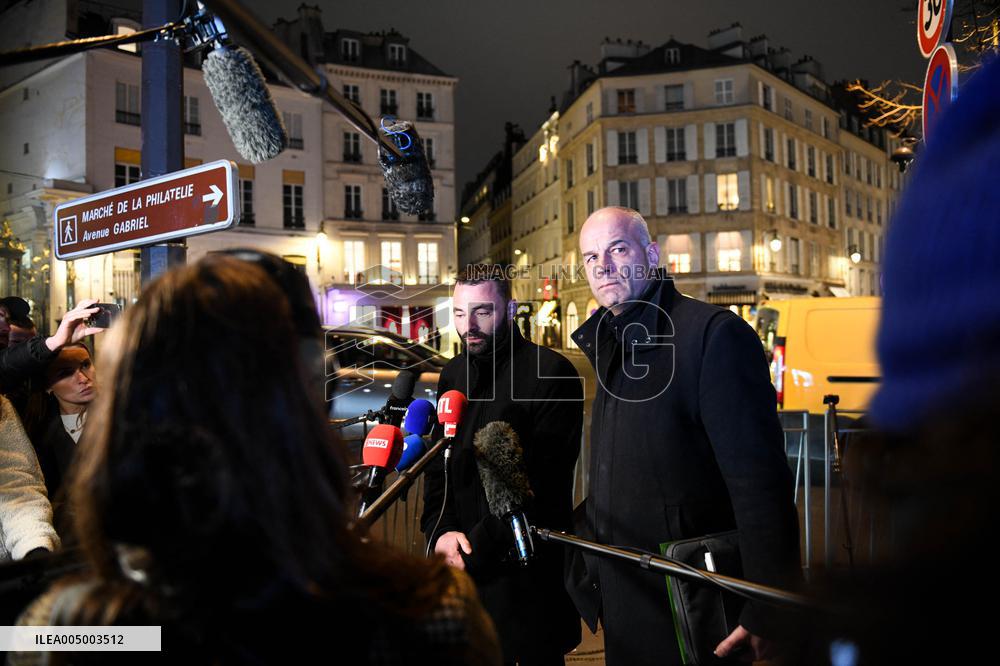 Press Conference by Agricultural Representatives After Meeting with The French President - Paris