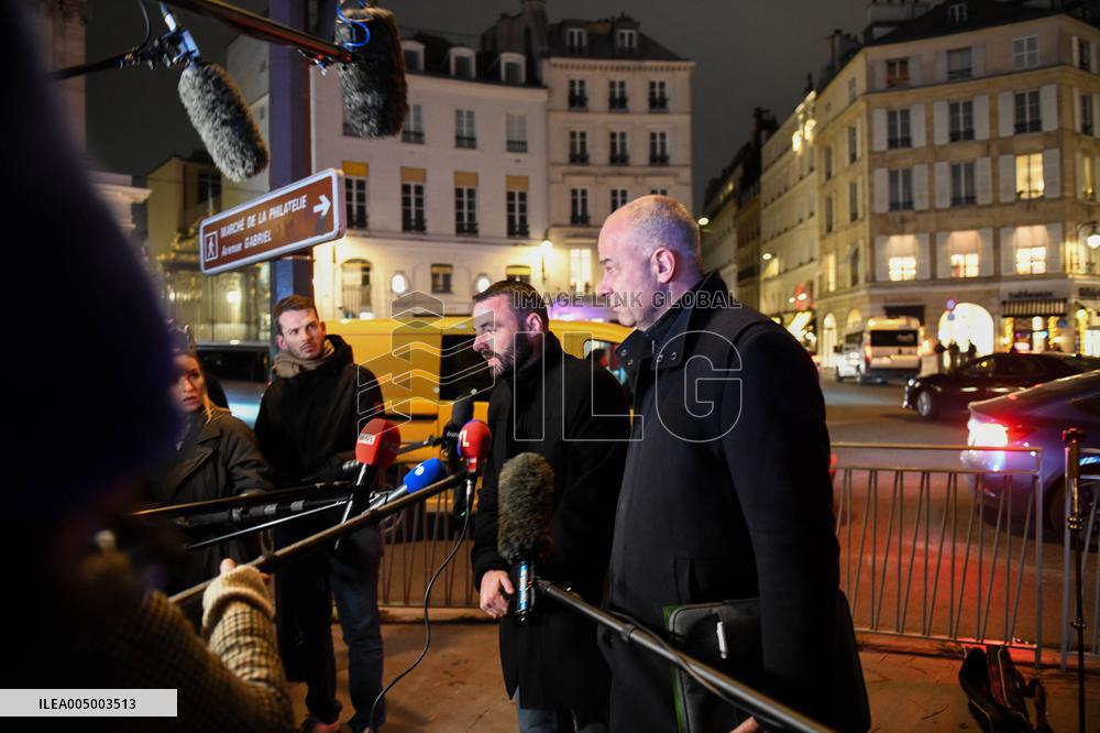 Press Conference by Agricultural Representatives After Meeting with The French President - Paris
