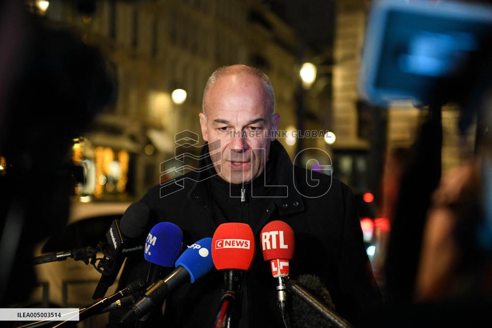 Press Conference by Agricultural Representatives After Meeting with The French President - Paris