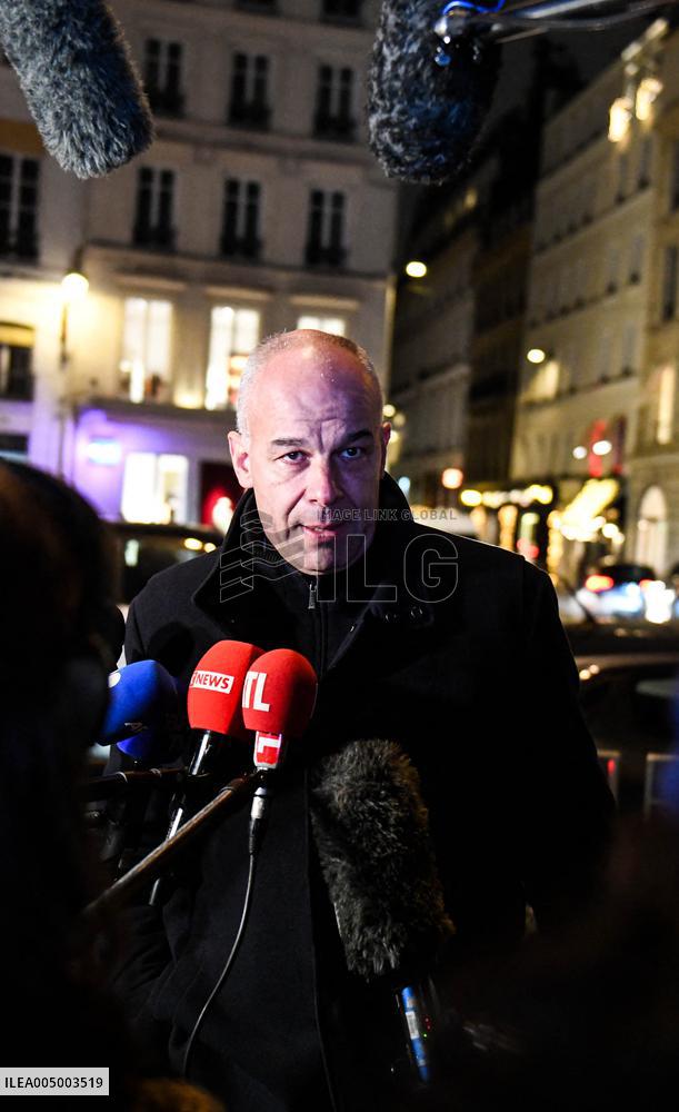 Press Conference by Agricultural Representatives After Meeting with The French President - Paris
