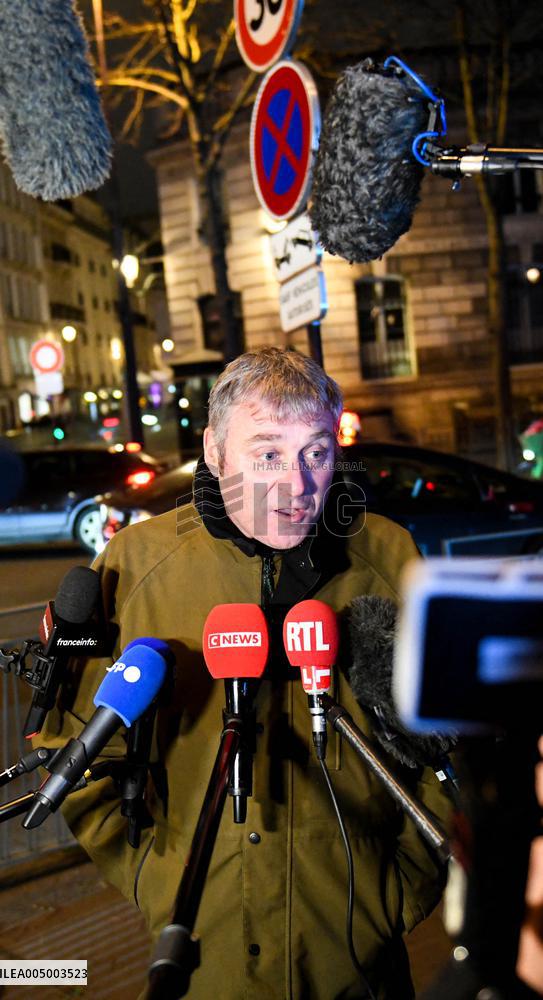 Press Conference by Agricultural Representatives After Meeting with The French President - Paris