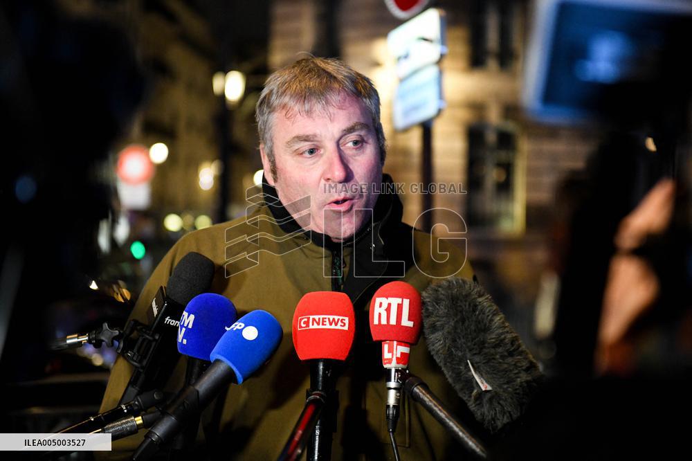 Press Conference by Agricultural Representatives After Meeting with The French President - Paris