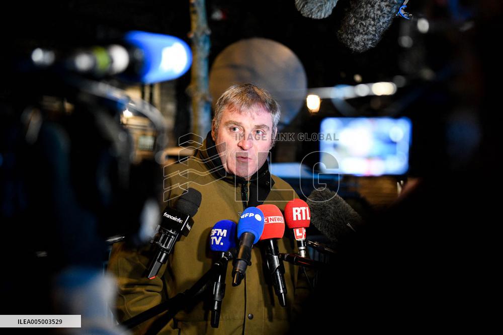 Press Conference by Agricultural Representatives After Meeting with The French President - Paris