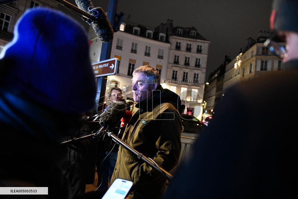 Press Conference by Agricultural Representatives After Meeting with The French President - Paris