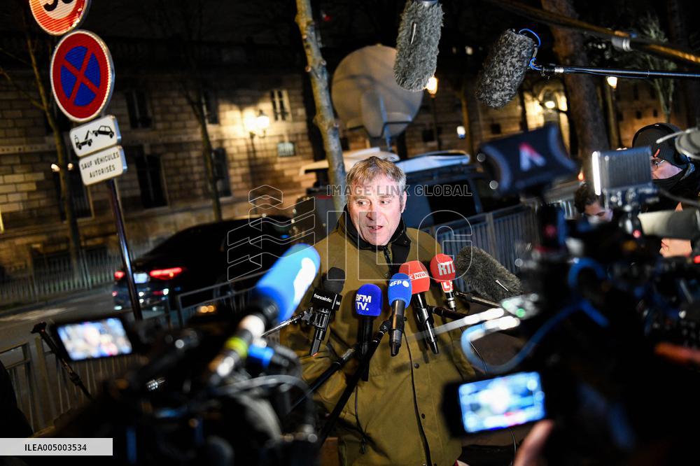 Press Conference by Agricultural Representatives After Meeting with The French President - Paris