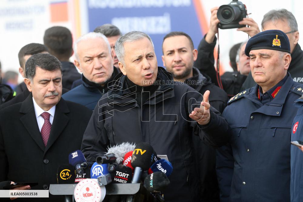 (Spotnews)T?RKIYE-ANKARA-PLANE CRASH-SEARCH OPERATIONS