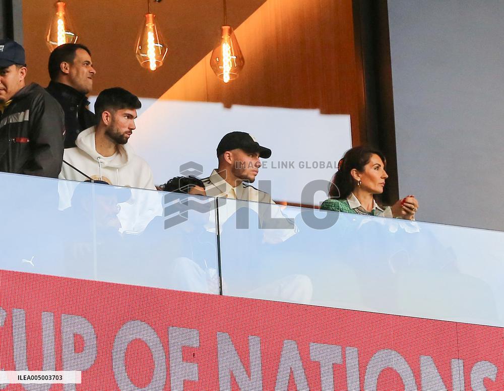 Africa Cup of Nations - Zinedine Zidane at Algeria v Sudan Match