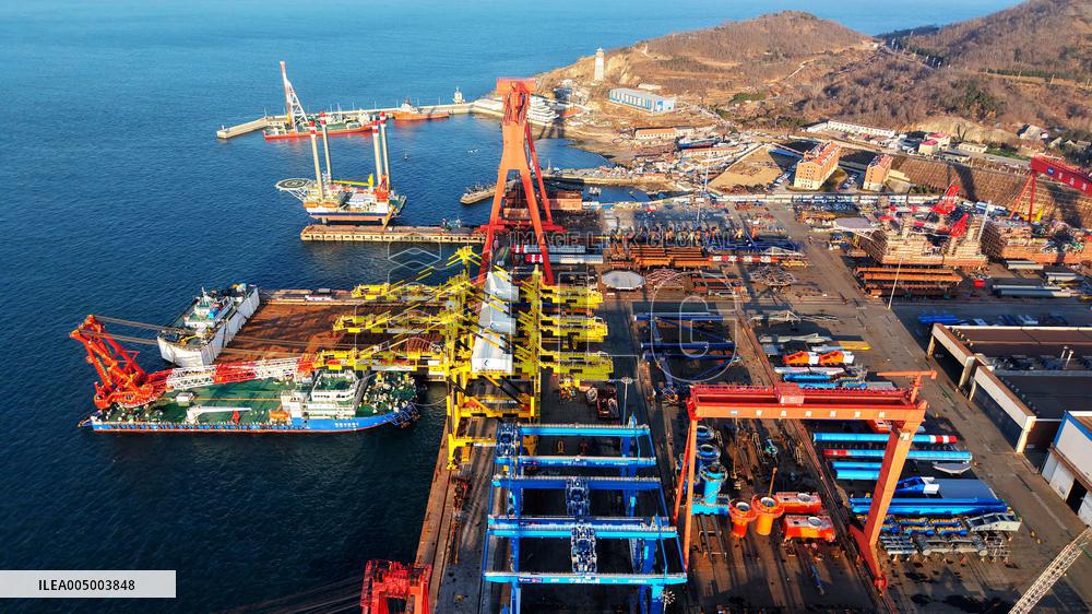 Haixi Bay Offshore Engineering Base in Qingdao