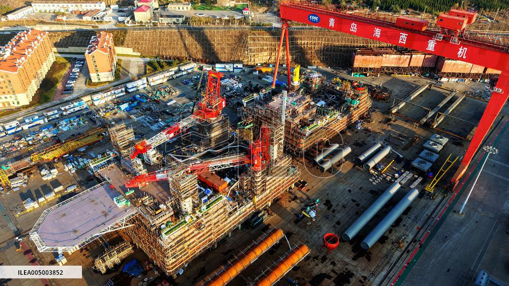 Haixi Bay Offshore Engineering Base in Qingdao