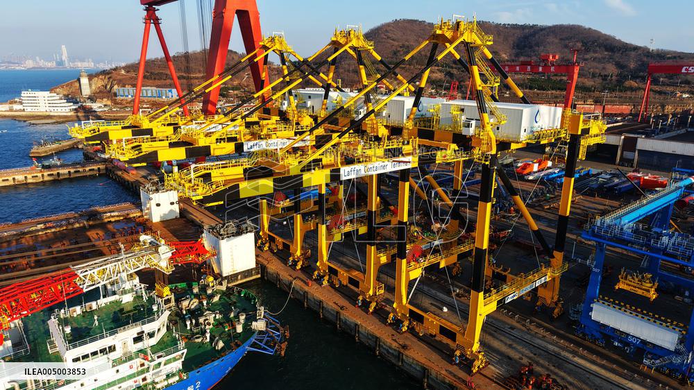 Haixi Bay Offshore Engineering Base in Qingdao