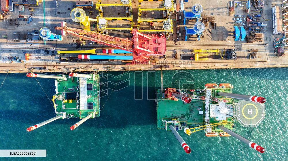 Haixi Bay Offshore Engineering Base in Qingdao