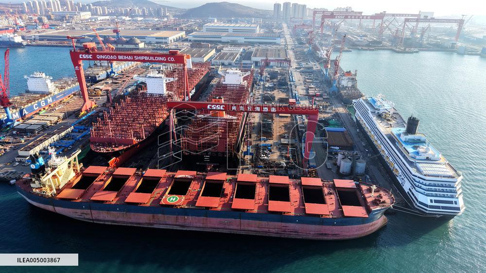 Haixi Bay Offshore Engineering Base in Qingdao