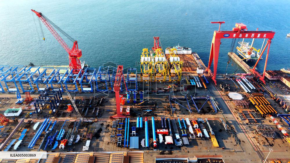 Haixi Bay Offshore Engineering Base in Qingdao