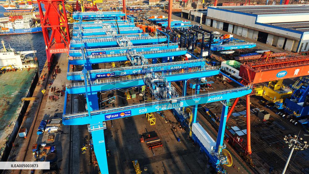 Haixi Bay Offshore Engineering Base in Qingdao