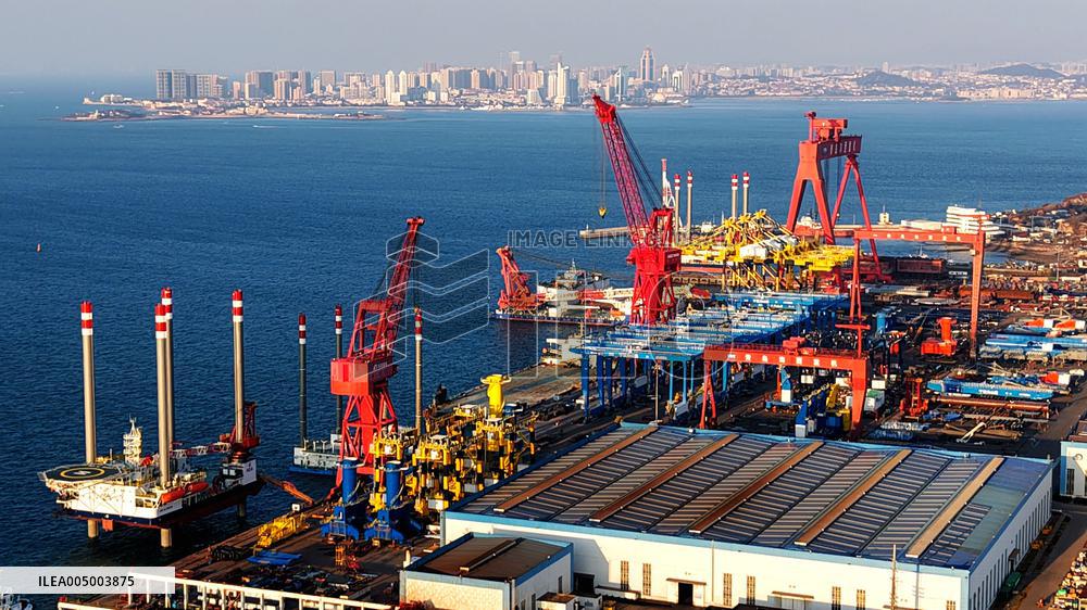 Haixi Bay Offshore Engineering Base in Qingdao