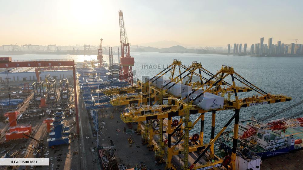 Haixi Bay Offshore Engineering Base in Qingdao