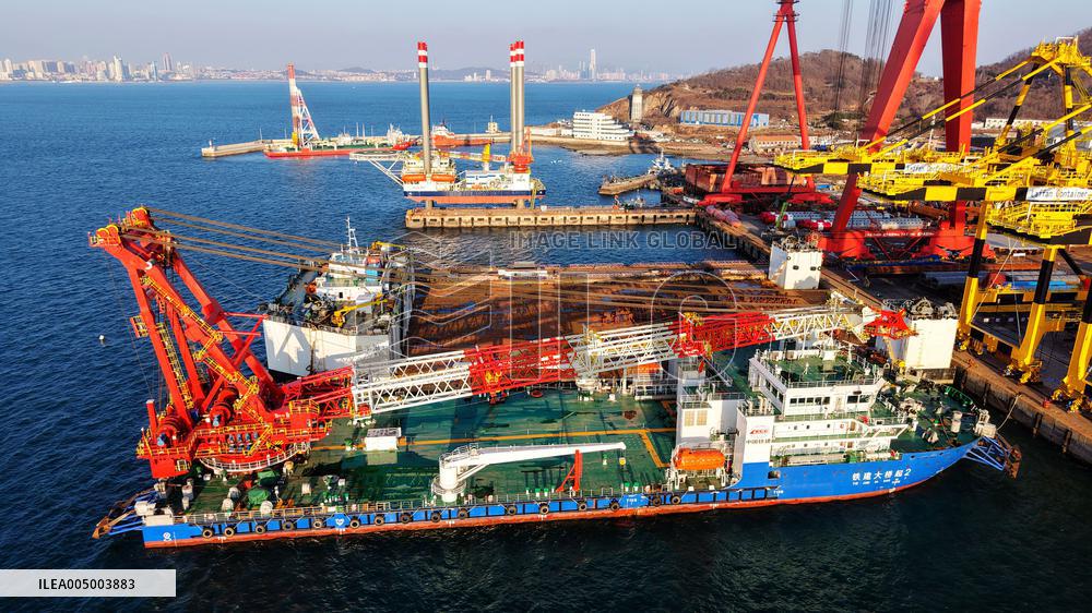 Haixi Bay Offshore Engineering Base in Qingdao