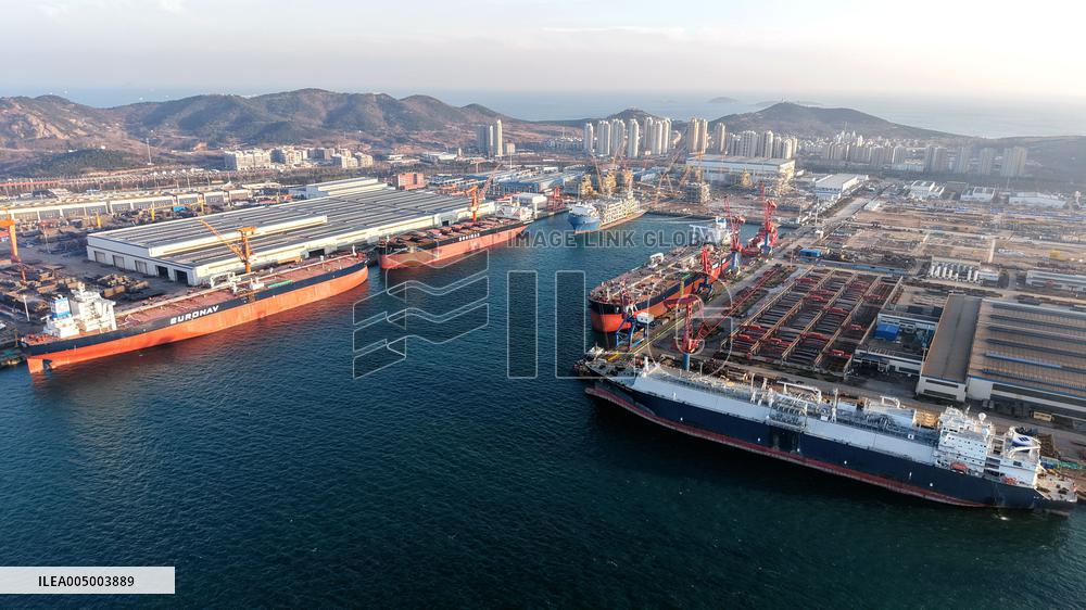 Haixi Bay Offshore Engineering Base in Qingdao