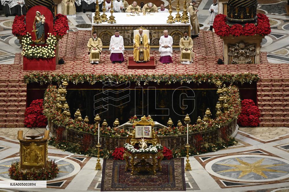 Pope Leo XIV leads The Christmas Midnight Mass - Vatican