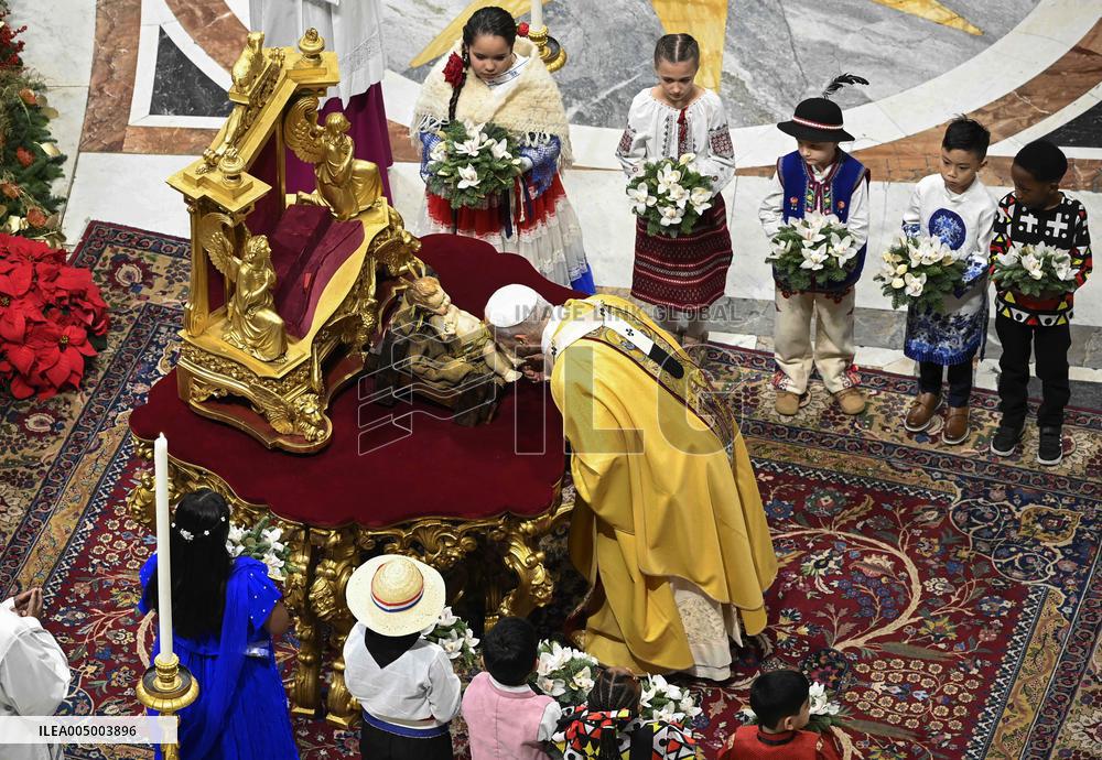 Pope Leo XIV leads The Christmas Midnight Mass - Vatican