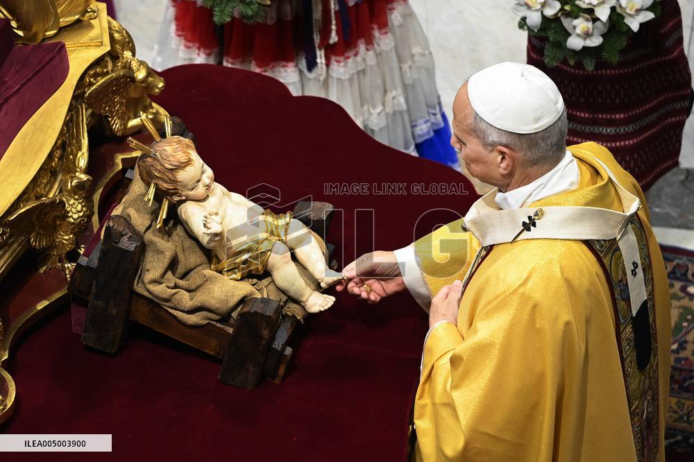 Pope Leo XIV leads The Christmas Midnight Mass - Vatican