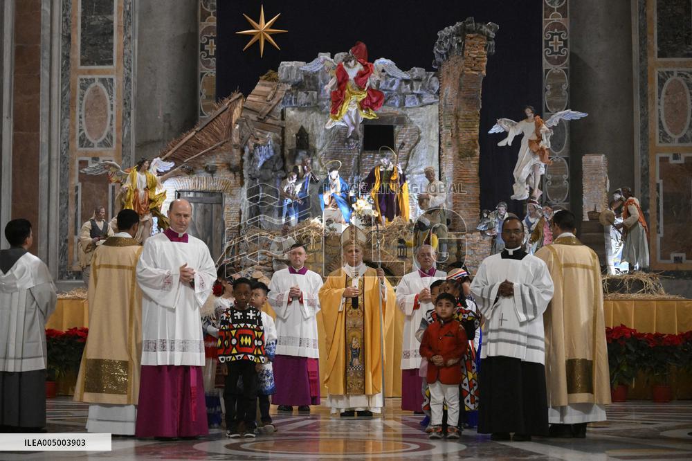 Pope Leo XIV leads The Christmas Midnight Mass - Vatican