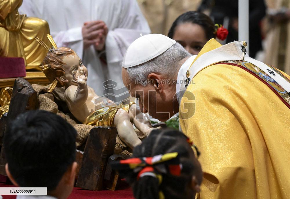 Pope Leo XIV leads The Christmas Midnight Mass - Vatican