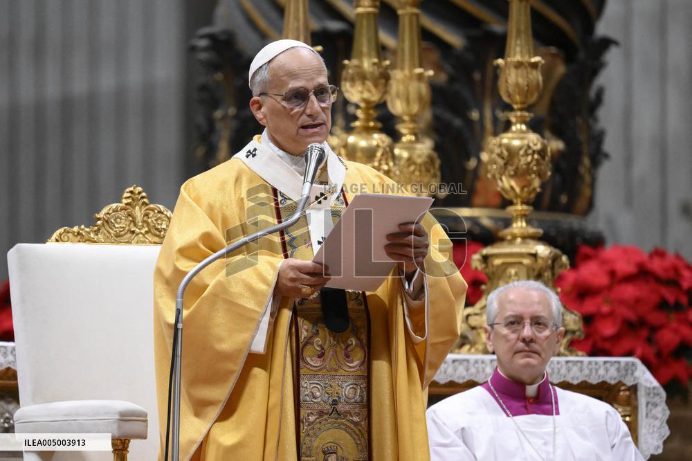 Pope Leo XIV leads The Christmas Midnight Mass - Vatican
