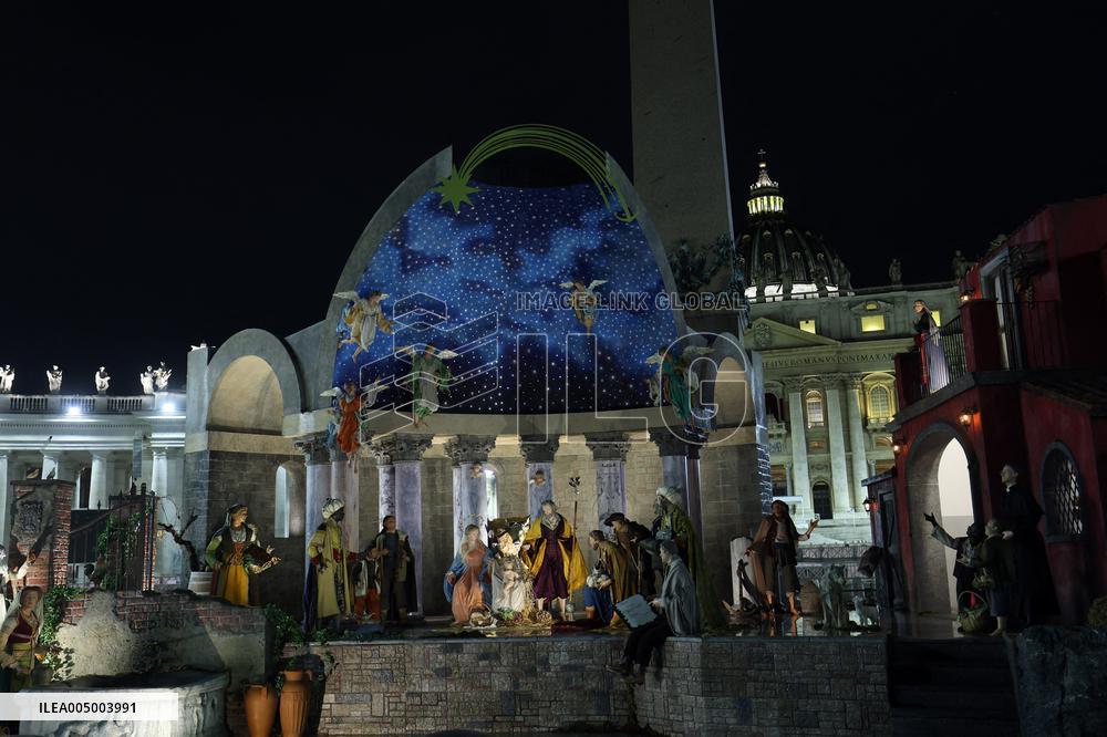 Pope Leo XIV presides over the Christmas Eve Mass