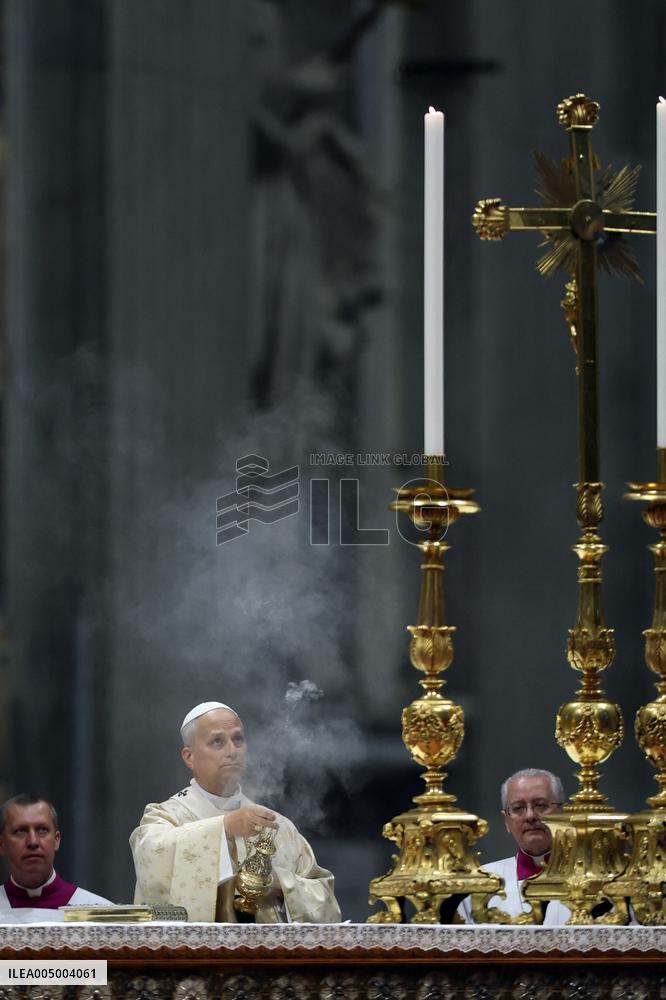 Pope Leo XIV presides over Christmas Mass - Vatica
