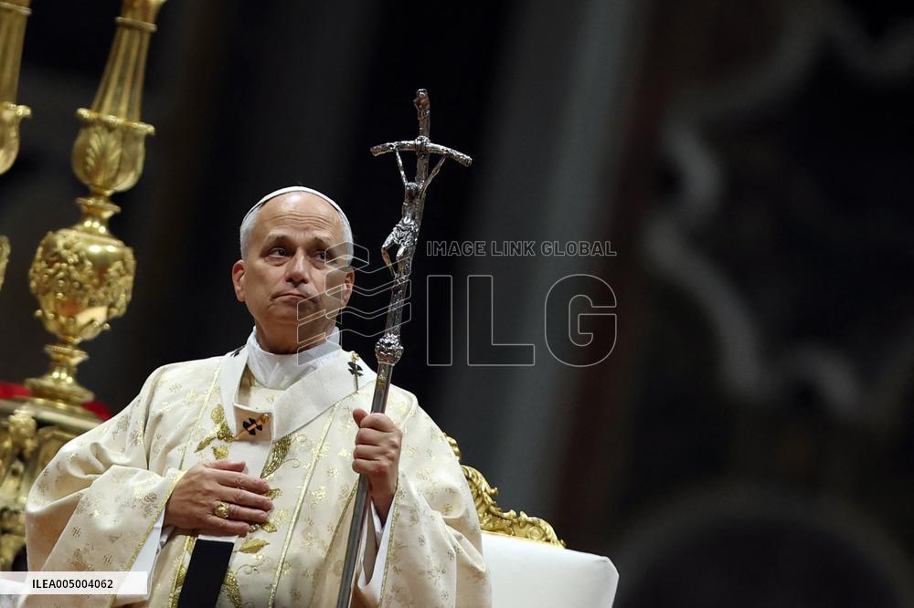 Pope Leo XIV presides over Christmas Mass - Vatica