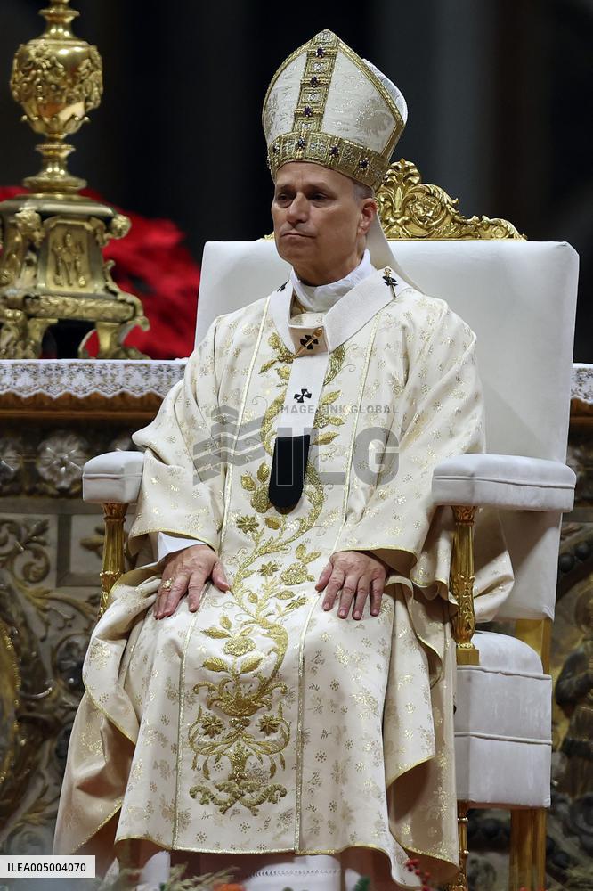 Pope Leo XIV presides over Christmas Mass - Vatica