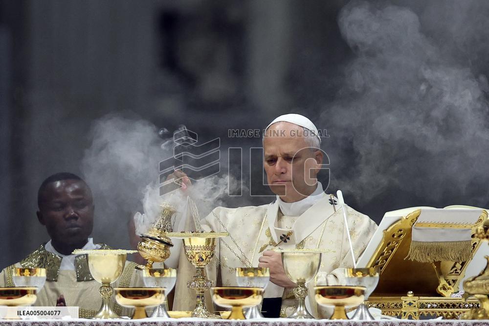 Pope Leo XIV presides over Christmas Mass - Vatica