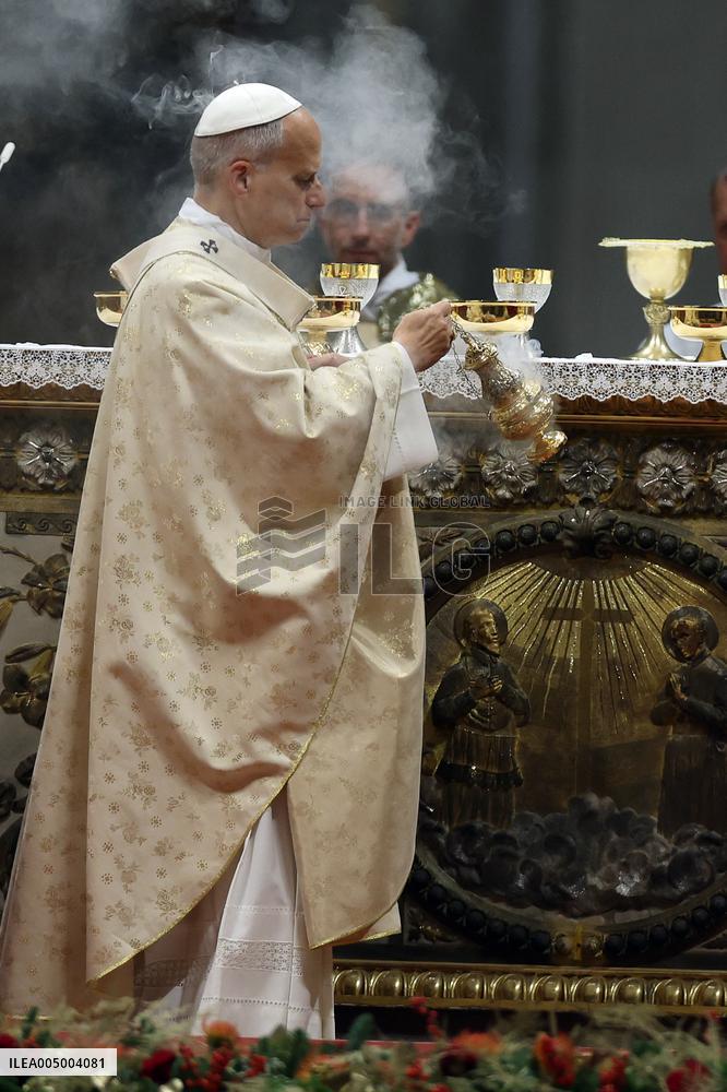 Pope Leo XIV presides over Christmas Mass - Vatica