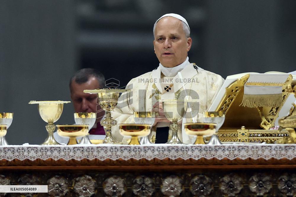 Pope Leo XIV presides over Christmas Mass - Vatica