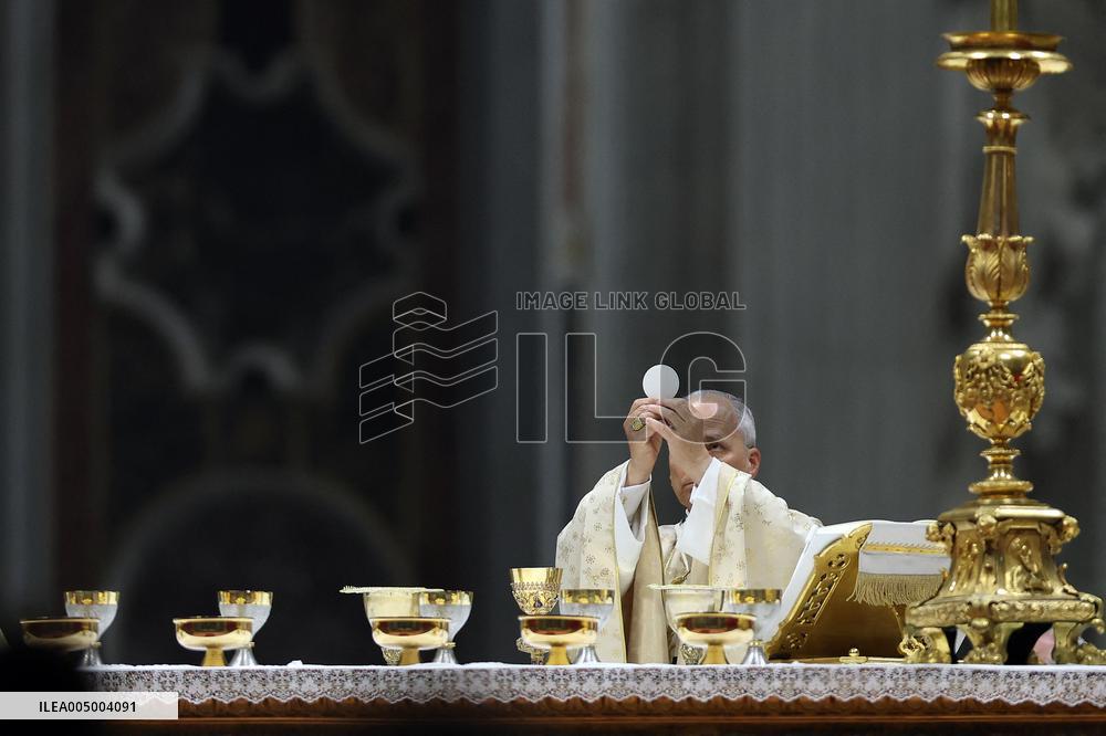 Pope Leo XIV presides over Christmas Mass - Vatica