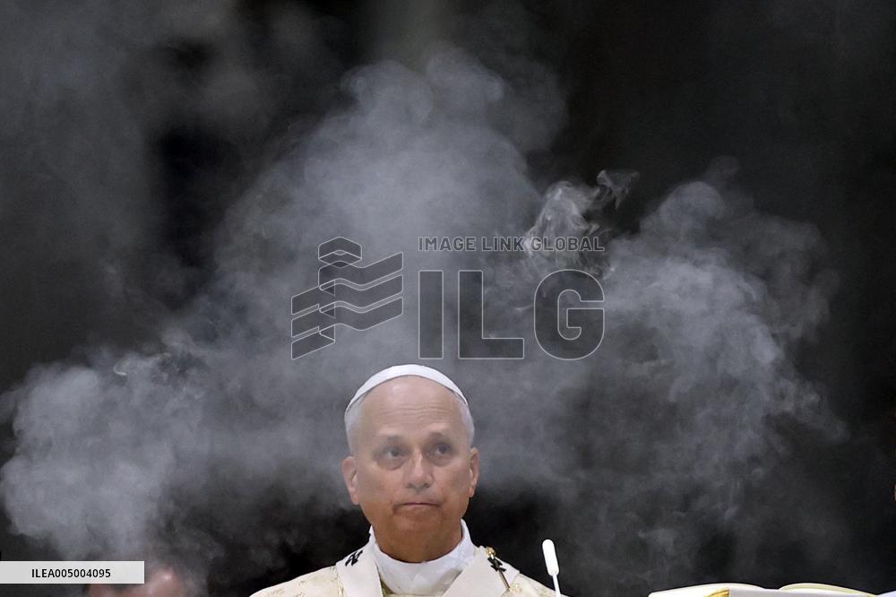 Pope Leo XIV presides over Christmas Mass - Vatica