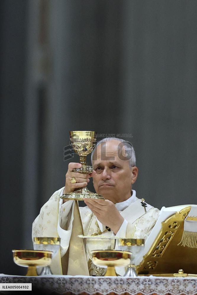 Pope Leo XIV presides over Christmas Mass - Vatica