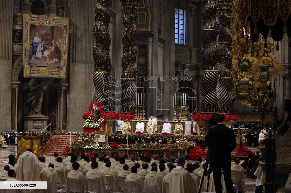 Pope Leo XIV presides over Christmas Mass - Vatican