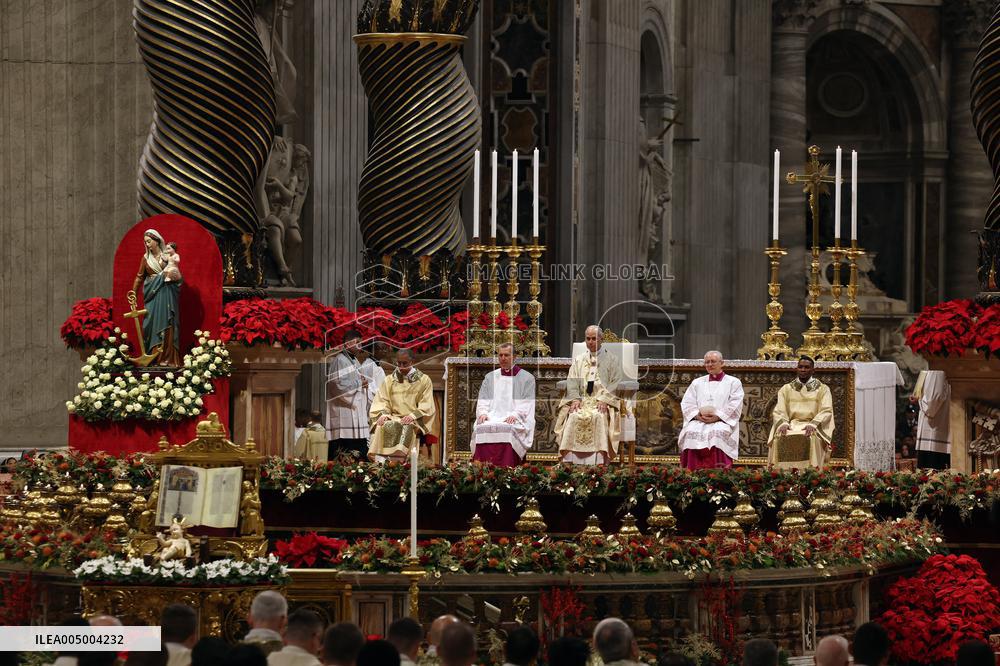Pope Leo XIV presides over Christmas Mass - Vatican