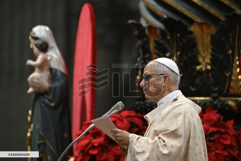 Pope Leo XIV Celebrates Christmas Morning Mass - Vatican