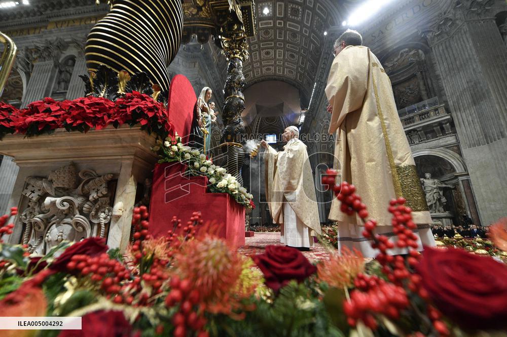 Pope Leo XIV Celebrates Christmas Morning Mass - Vatican