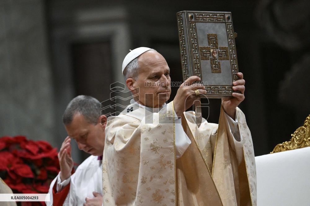 Pope Leo XIV Celebrates Christmas Morning Mass - Vatican